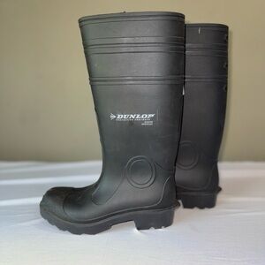 Dunlop 87401 series Buffalo Plain Toe Knee Boots M/5 W/7 NWT